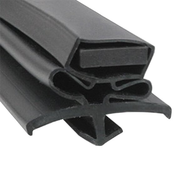 A close-up of a black rubber seal.