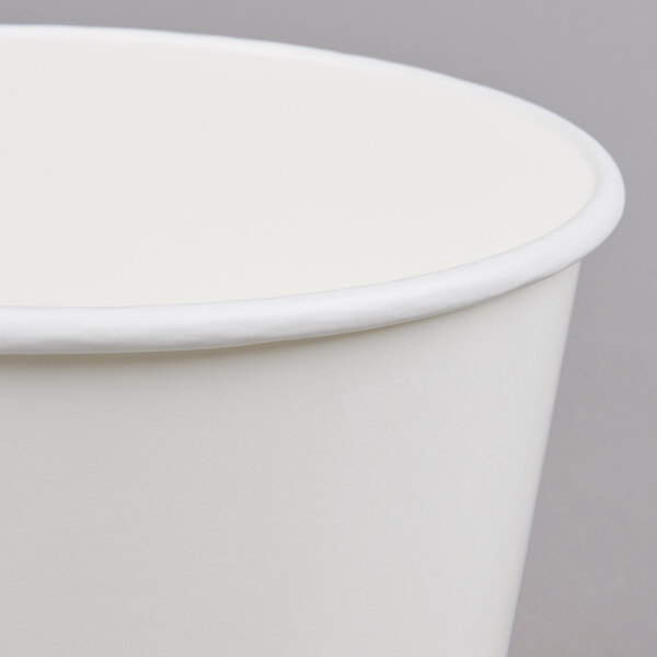 Lavex Lodging 5 lb. White Disposable Paper Ice Bucket 150/Case