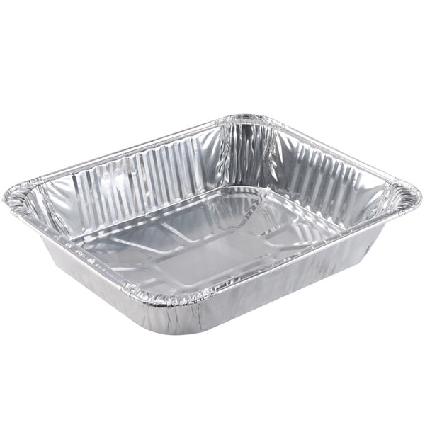 Roasting Meal Cooking Half Size- 12 1/2 x 10 1/4 x 2 1/2 inch Broiling Disposable Steam Table Grill Drip Deep Trays 10 Pack 9 x 13 Aluminum Foil Pans Baking Heating Buffet Trays Tin Pans