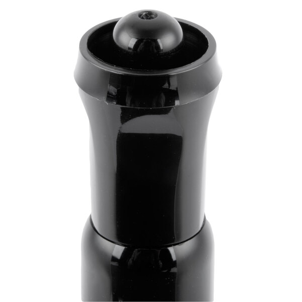 A black Universal chisel tip permanent marker with a black lid.