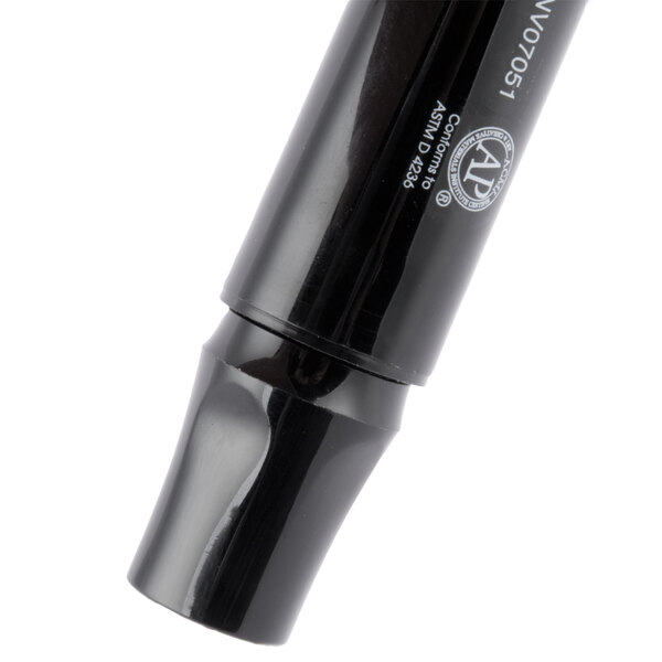 A black Universal desk style permanent marker with a white label and lid.