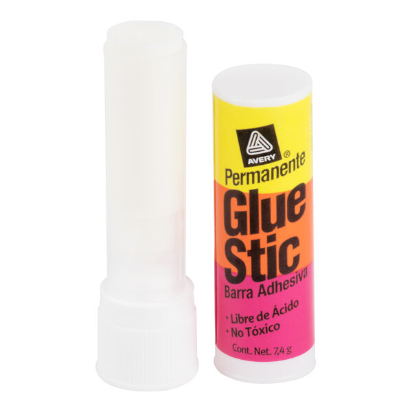 Avery® 166 0.26 oz. White Permanent Glue Stic - 12/Pack
