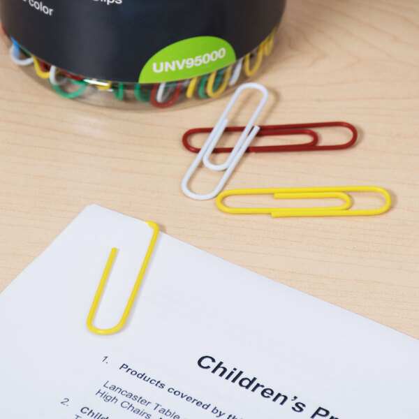 vinyl paper clips