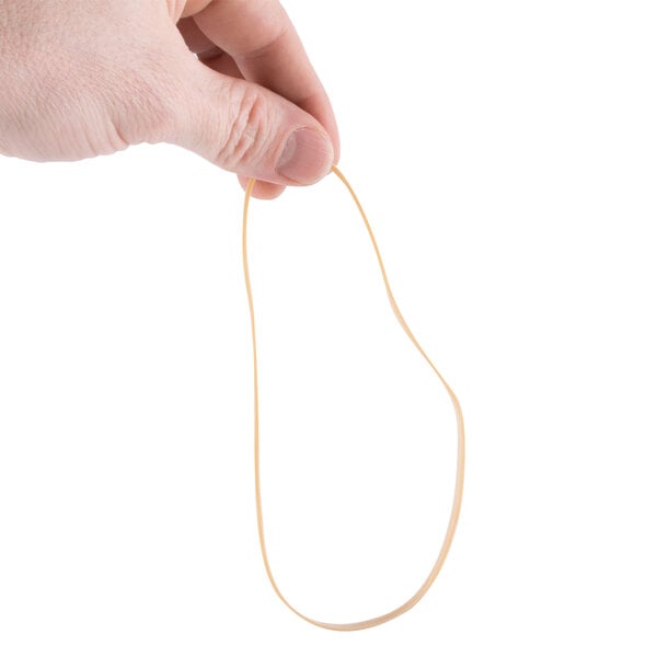 Universal UNV01117 7" x 1/8" Beige 117 Rubber Band, 1 lb. 210/Bag