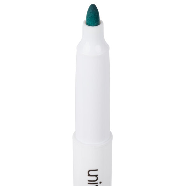 A white marker with a green tip.