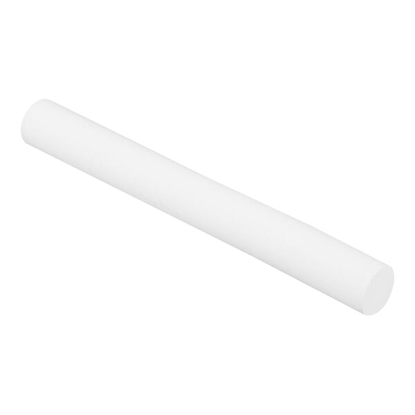 A single white cylindrical stick, likely made of chalk, shown against a plain background.