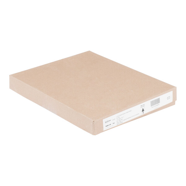 Avery® 20406 Print-On 5-Tab 3-Hole Punched White Printable Tabs - 150/Box