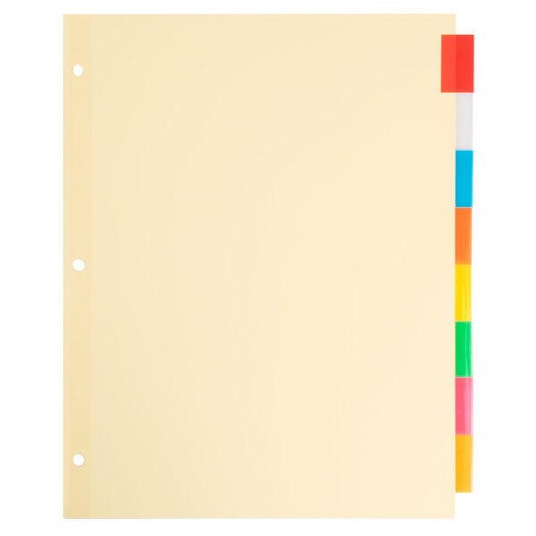 thumbnail image 2 of Avery® Big Tab Extra-Wide Insertable Dividers - 8 Blank Tab(s) - 8 Tab 2 of 13