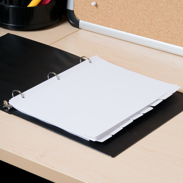 Universal Write-On/Erasable Index Dividers - 8 White Tabs, Letter Size