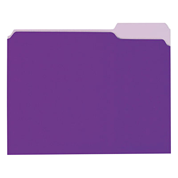 thumbnail image 2 of Universal UNV12304 1/3-Cut Tab Interior File Folders - Letter Size, Yellow (100-Pack) 2 of 6