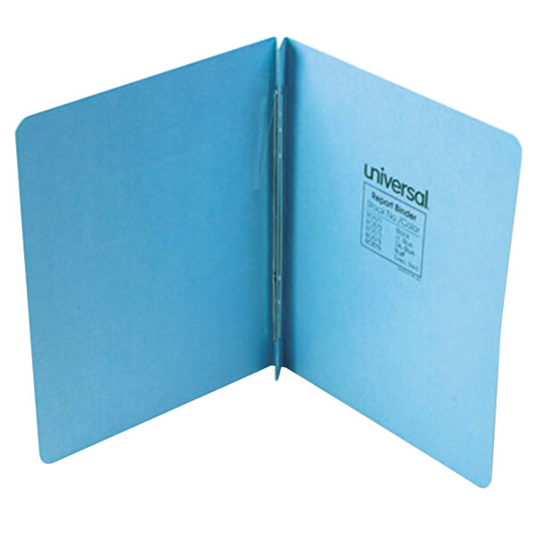 Universal Office UNV80572 11" x 8 1/2" Light Blue Pressboard Report