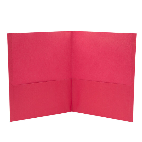 Universal UNV56611 Letter Size 2-Pocket Embossed Paper Pocket Folder ...