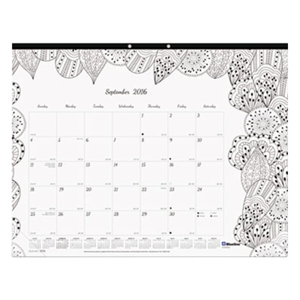 Desk Pad Calendar 2016 Desk Pad Calendar 2016