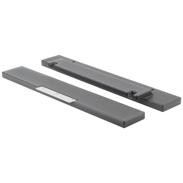 A pair of black metal Hoshizaki HS-2036 top kits.