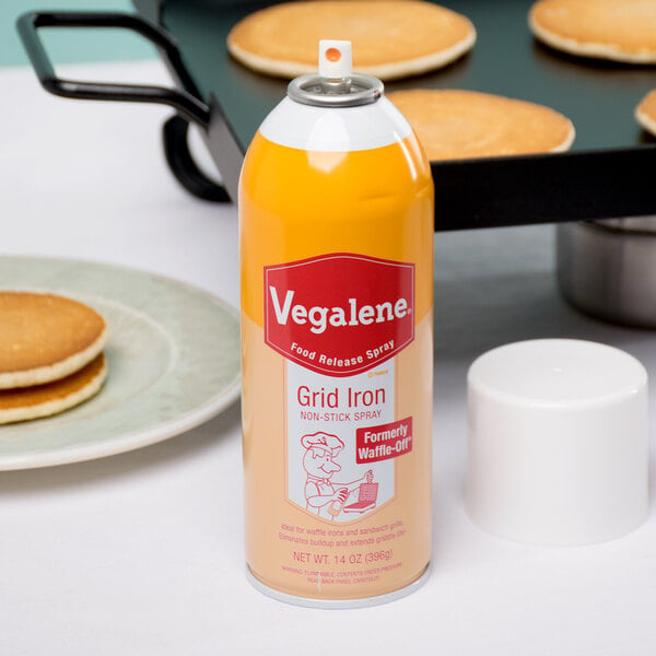 Vegalene 14 Oz Waffle Off Grid Iron Release Spray