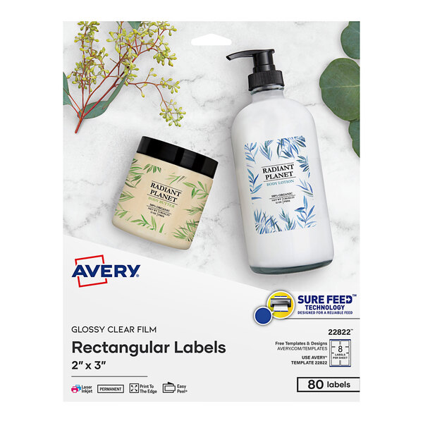 6 stickers transparents – Boutique avery