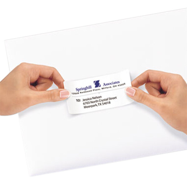 Avery 58163 2" x 4" White Repositionable Mailing Address Labels 250/Pack