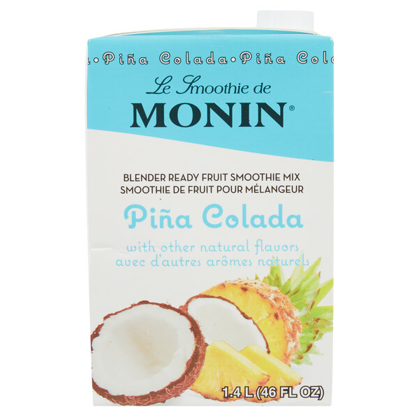 Monin 46 Oz. Pina Colada Fruit Smoothie Mix