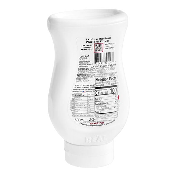 Real Raspberry Puree Infused Syrup 16.9 fl. oz.