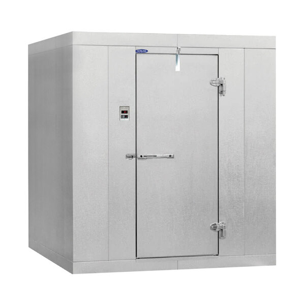 Nor-Lake KLB7746-W Kold Locker 6' x 4' x 7' 7" Indoor Walk-In Cooler with Wall Mounted Refrigeration