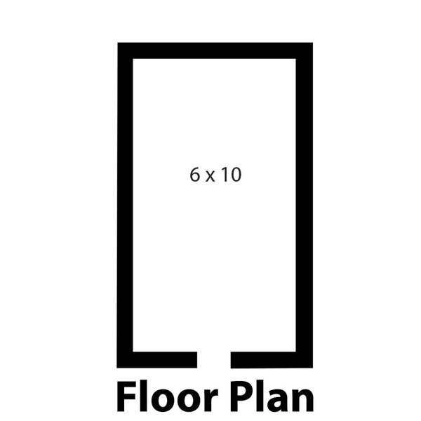 Right Hinged Door Nor-Lake KLB77610-W Kold Locker 6' x 10' x 7' 7" Indoor Walk-In Cooler with Wall Mounted Refrigeration
