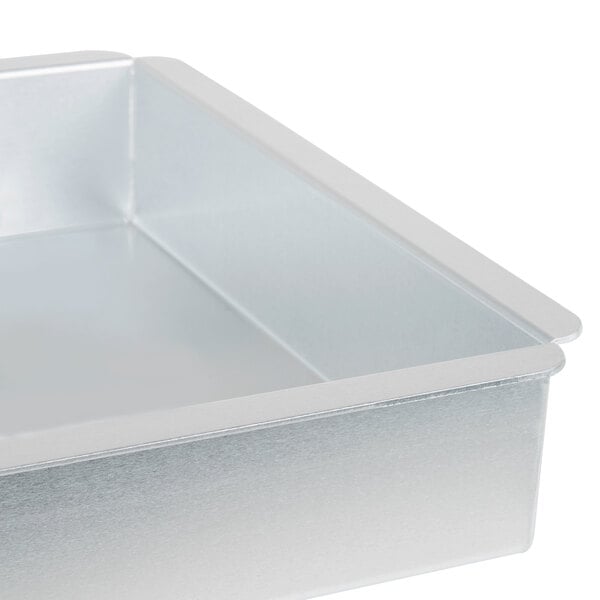 An Ateco rectangular aluminum cake pan on a counter.