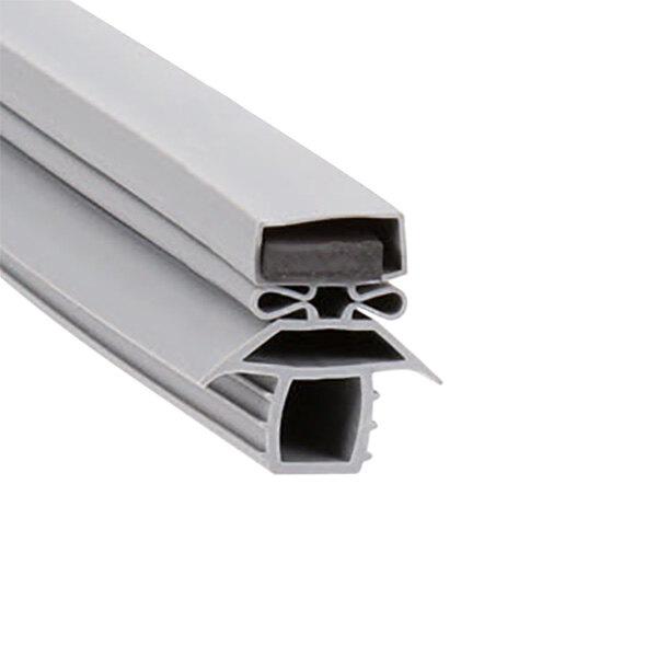 A close-up of a grey Traulsen magnetic door gasket.