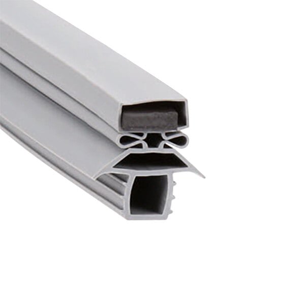 A close-up of a grey plastic Traulsen equivalent magnetic door gasket.