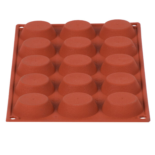 Matfer Bourgeat 257925 Gastroflex Silicone 15 Compartment Mini Tart Mold