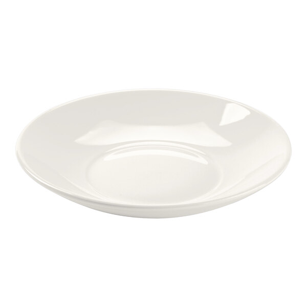 Tuxton BED-1053 1.25 Qt. Eggshell China Pasta / Salad Bowl - 12/Case