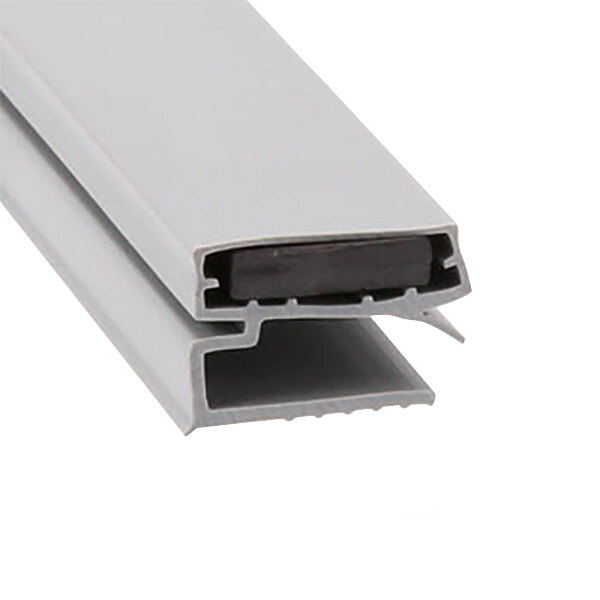 A white plastic Traulsen magnetic door gasket.