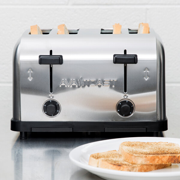 Avatoast MDT4 4Slice Commercial PopUp Toaster 120V