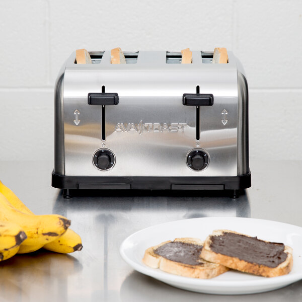 Avatoast MDT4 4Slice Commercial PopUp Toaster 120V