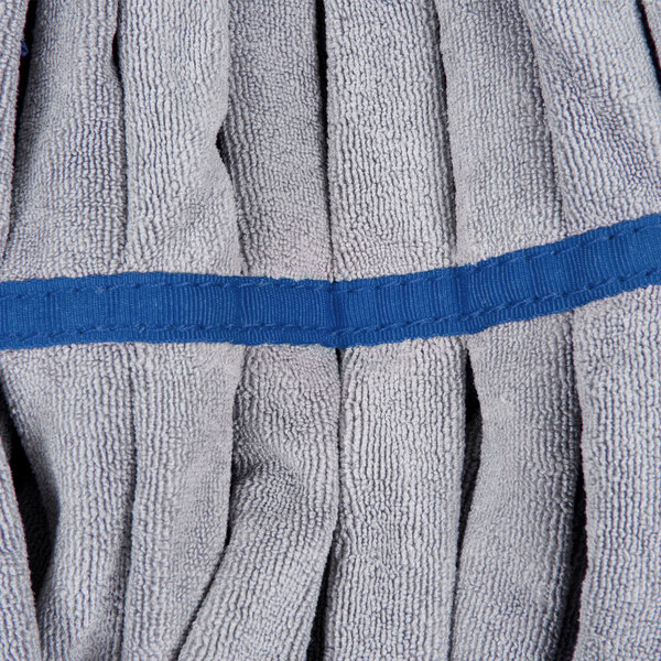 a close up of a blue strip