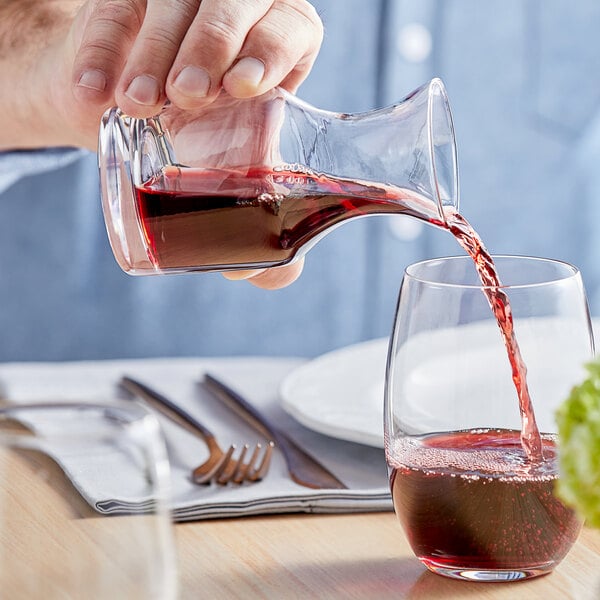  Glass Carafe 1 Liter - Wine Decanter and Drink Pitcher