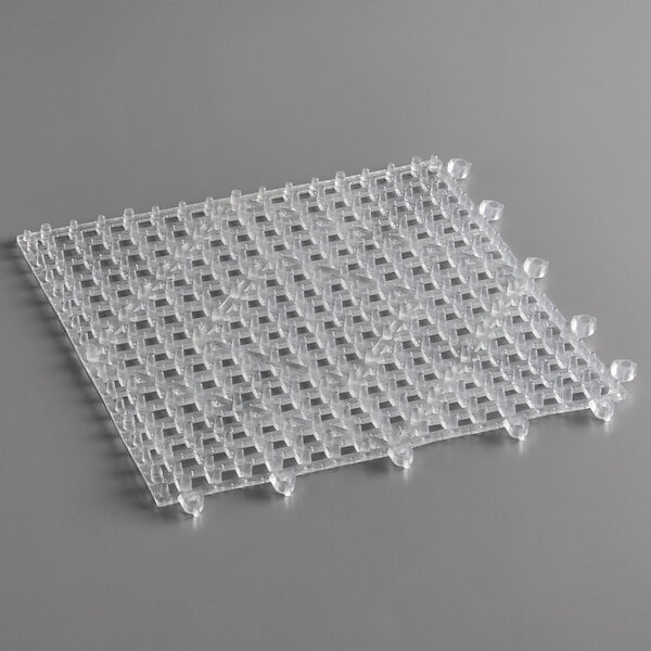 Interlocking Bar Glass Mat - 1 Square Foot - Black