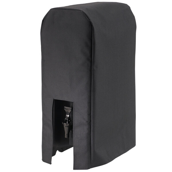 A black Cambro Camtainer cover on a white background.