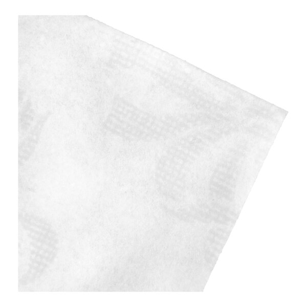 A white linen-like disposable guest towel.