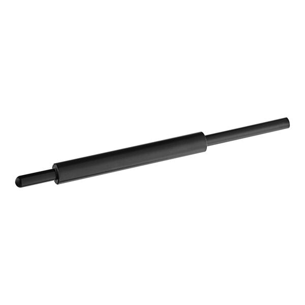 A black metal pin with a long handle.
