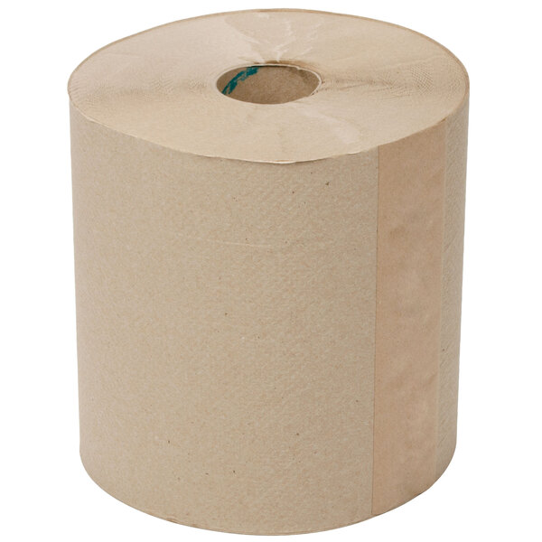 Case 6 Kraft 10" #5111 chless Paper Towel Rolls 800' Roll 