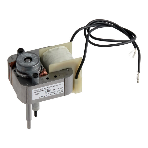 A Henny Penny 80821 blower motor with attached wiring.