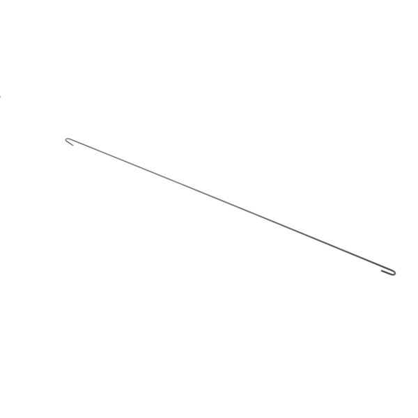 A long thin metal rod with a hook on the end.