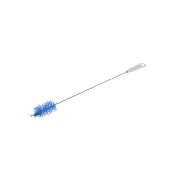 A blue and white Taylor bottle brush.