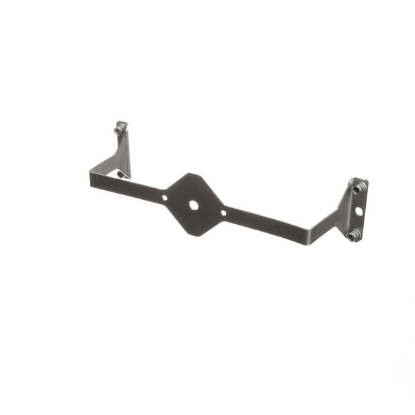 A Glastender metal bracket with two holes.