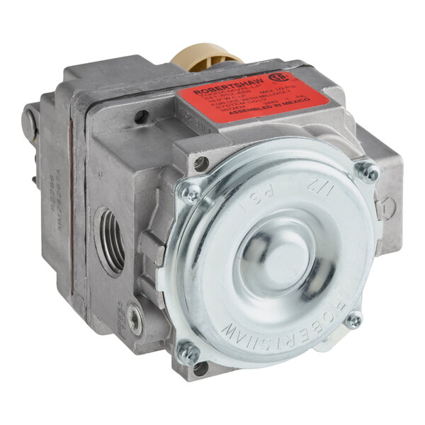 A metal service valve kit for retrofitting, designed for use with Frymaster equipment.