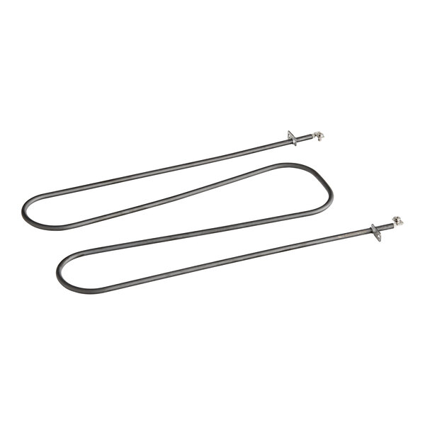 A Hatco heating element with two metal rods and a handle.