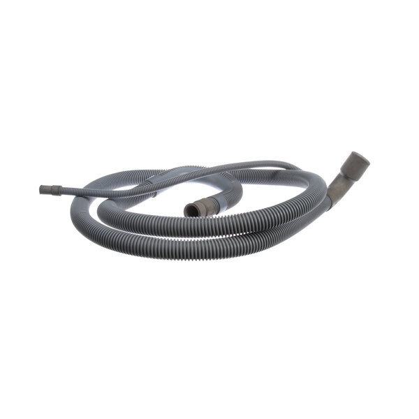 An Electrolux Dito dishwasher drain hose with a long, thin, and flexible end.