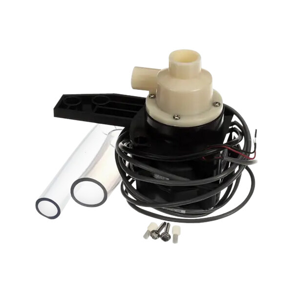 A Kold-Draft water pump replacement kit with wires and tubes.