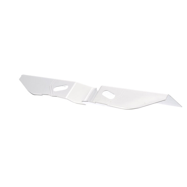 A white plastic Scotsman lower panel with two holes.