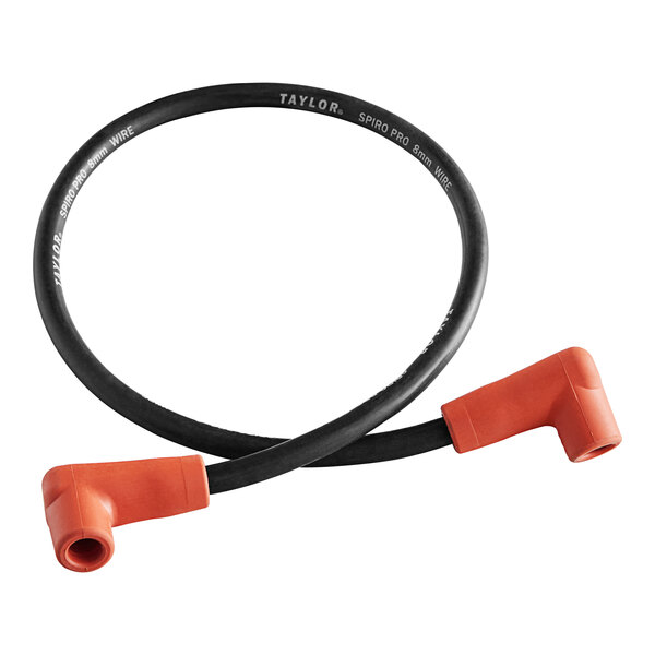 A black and orange Frymaster cable with a black connector.